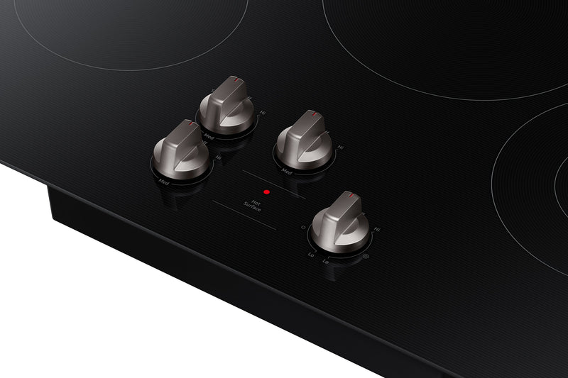 Samsung 30\" 4-Element Electric Cooktop with Knob Controls - Black - NZ30FG5332RKAA