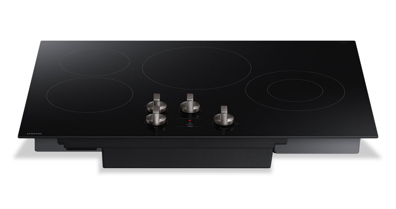 Samsung 30\" 4-Element Electric Cooktop with Knob Controls - Black - NZ30FG5332RKAA