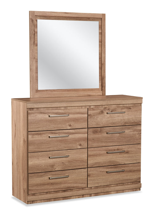 Oakley Bedroom 8-Drawer Dresser, 49\"W x 37\"H, Made in Canada - Natural