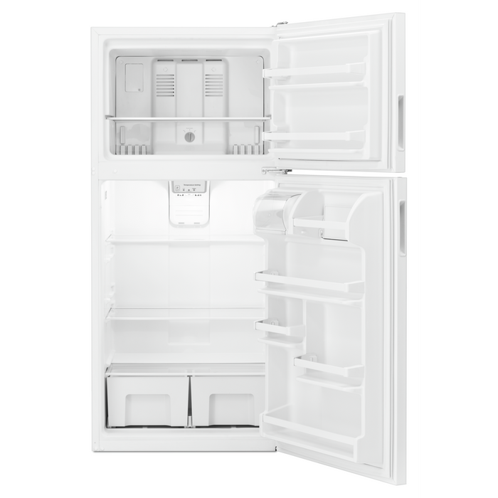 Amana 30\" 18 Cu. Ft. Top-Mount Refrigerator - White - ART318FFDW