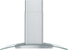 Brisas by Zephyr  36\" Curved Glass Range Hood - Stainless Steel - BML-E36CG