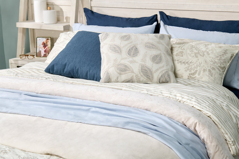 Indie Paisley 3-Piece Full/Queen Comforter Set - White