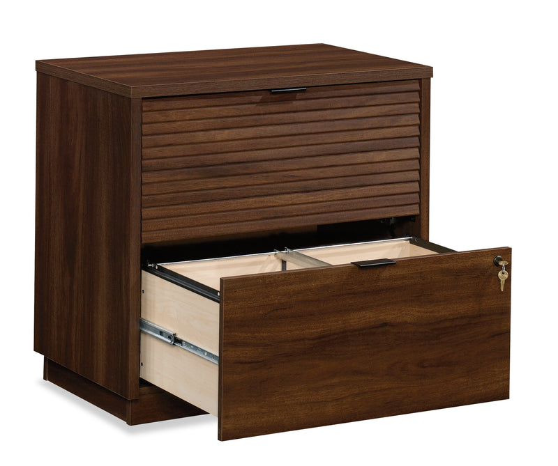 Palo Alto 30.95\" Commercial Grade 2-Drawer Lateral Filing Cabinet - Mahogany