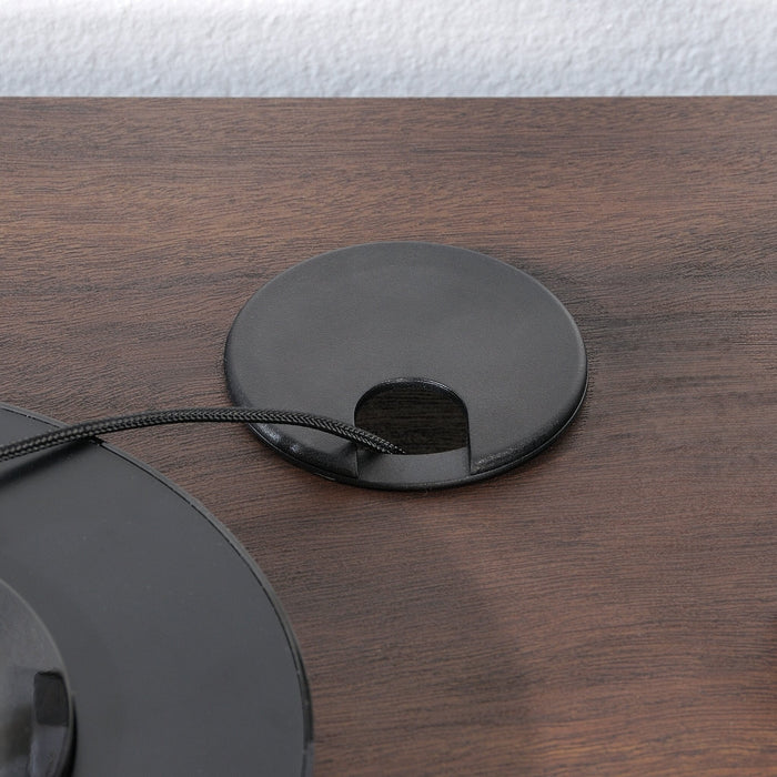 Palo Alto 71.18\" Commercial Grade Credenza Office Desk with 6-Drawers - Mahogany