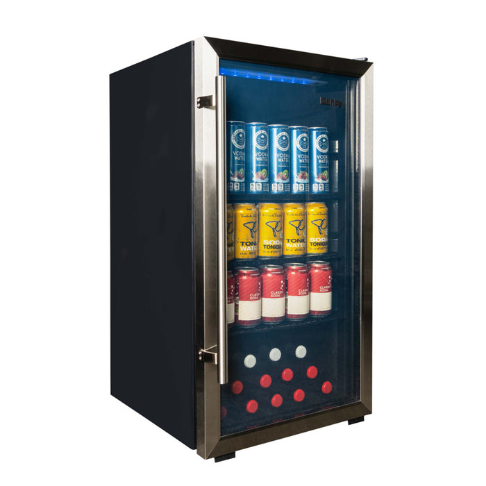 Danby 17.5\" 3.1 Cu. Ft. Free-Standing Beverage Center - Stainless Steel - DBC117A2BSSDD-6