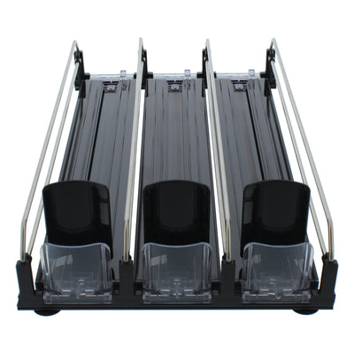Zephyr 11.5" Drink Caddy Beverage Centre  with 3 Rows - Black - PRDC-C03 | Porte-boissons Zephyr de 11,5 po à 3 rangées pour refroidisseur à boissons - noir - PRDC-C03 | PRDCC03S