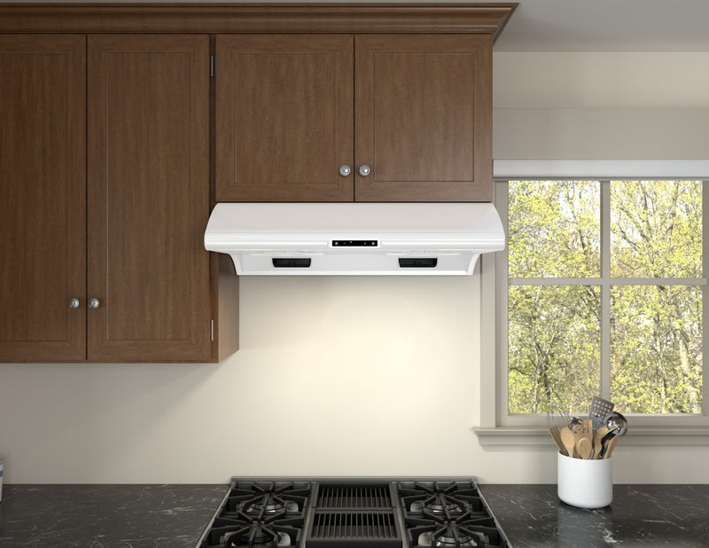 Zephyr Typhoon 36\" Under Cabinet Range Hood - Matte White - AK2136CW