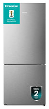 Hisense 27.7\" 14.7 Cu. Ft. Bottom-Mount Refrigerator - Titanium - RB15A2CSE