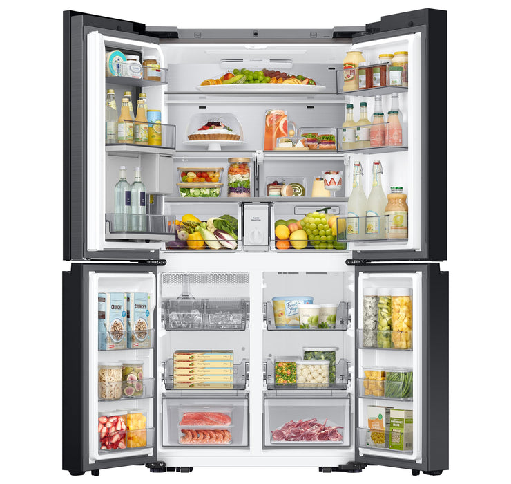 Samsung 36\" 22.5 Cu. Ft. Bespoke Counter-Depth 4-Door Flex™ with AI Family Hub+™ Refrigerator - Stainless Steel - RF23DB9900QDAC
