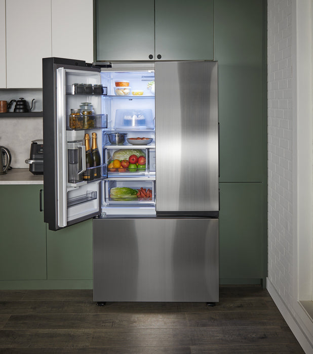 Samsung 36\" 30.1 Cu. Ft. Bespoke French-Door Refrigerator - Stainless Steel - RF30BB6200QLAA