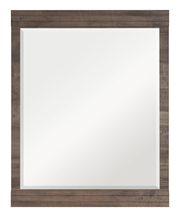 Riley Bedroom Dresser Mirror, Made in Canada - Grey