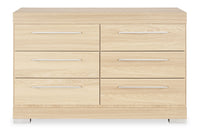 Riley Bedroom 6-Drawer Dresser, 49