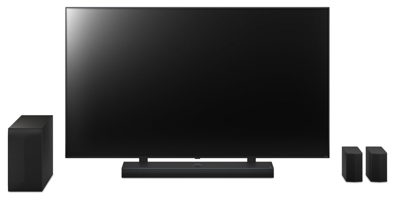 LG 5.1.1 CH Bluetooth Dolby Atmos DTS:X Soundbar with Rear Speakers and Wireless Subwoofer (S70TR.ACANLLK)