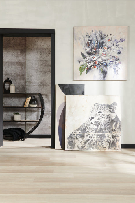 Santa Mon 54\" 4-Shelf Open Circle Bookcase - Espresso