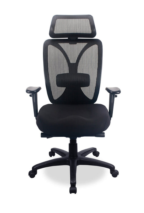 Tempur-Pedic Boman 28.5” Office Chair - Black with Mesh Back