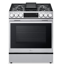LG 6.3 Cu Ft. Smart Gas Slide-In Range with Air Fry- Fingerprint Resistant Stainless Steel - LSGL6335X 