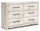 ["Derekson Bedroom 6-Drawer Dresser, 58.7##PACKAGEDETAILSquot;W x 36.5##PACKAGEDETAILSquot;H - Rustic White"]