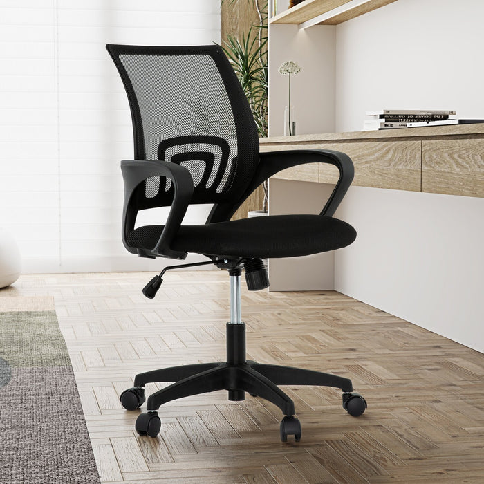 Sealy® Raven 25.2” Adjustable Ergonomic Office Chair with Mesh Padding - Black