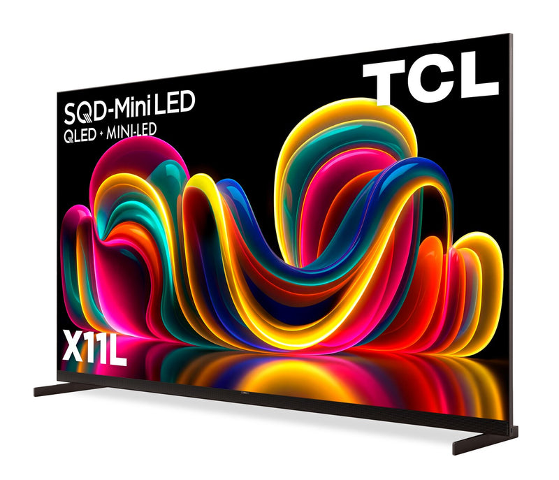 TCL 85\" X11L SQD Mini-LED 4K Smart Google TV (85X11L) - 2026 Model