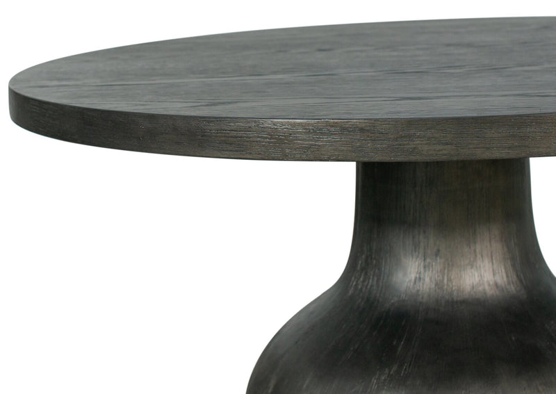 Eldon 38” Modern Round Solid Wood Coffee Table - Coffee Bean