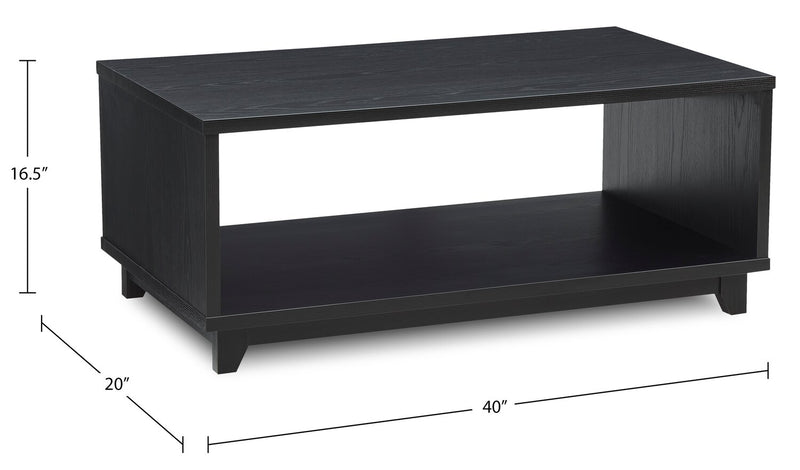 Tanner 2-Pack Table Package – Matte Black 