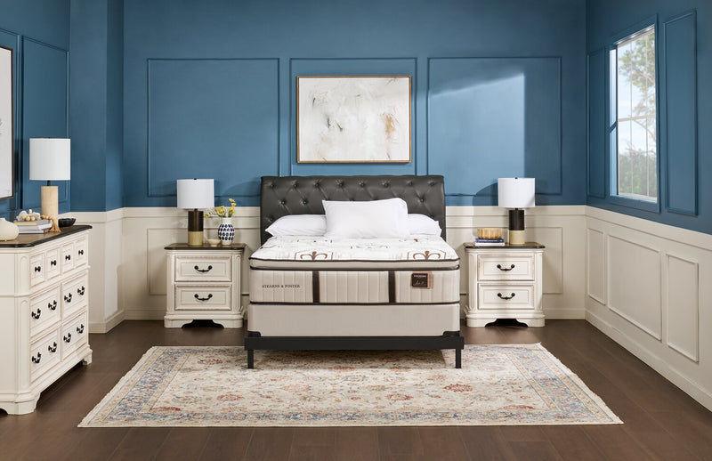 Stearns & Foster® Burnley Luxury Pillowtop Medium Full Mattress Set