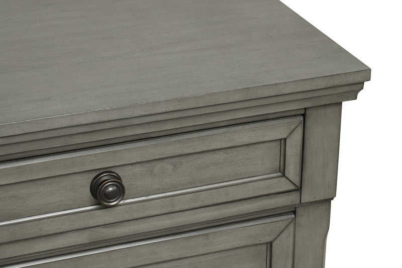 Chelsea Bedroom Chest of Drawers, 5-Drawer, 38\"W x 52\"H - Grey