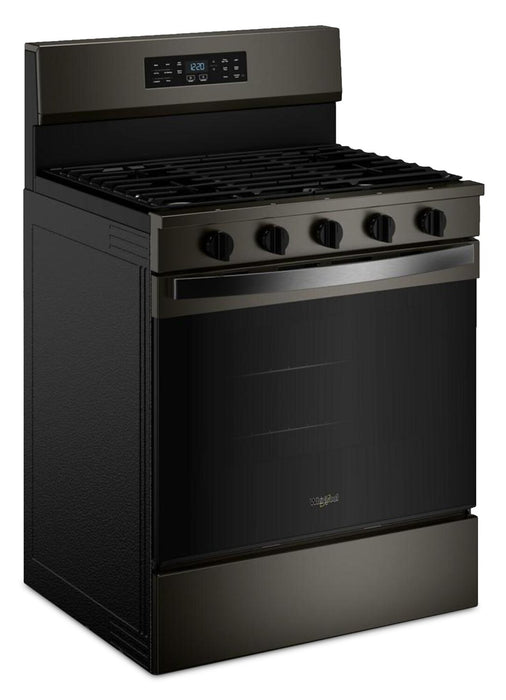 Whirlpool 5.0 Cu. Ft. Gas Range with Air Cooking – Black on Stainless - WFGS5730SV