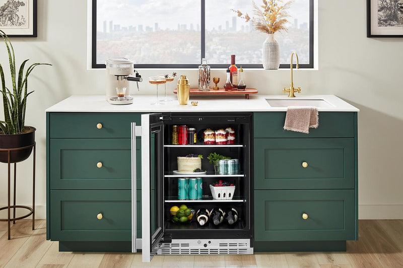 KitchenAid 24\" Undercounter Refrigerator with Metallic Accents – PrintShield Stainless - KURL524SPS