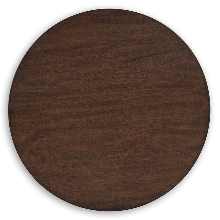 Barlow 24” Solid Wood Mid-Century Modern End Table - Brown