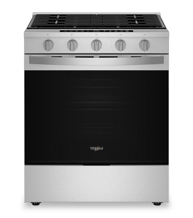 Whirlpool 5 Cu. Ft. Gas Range with Air Fry and SpeedHeat™ Burner - Stainless Steel - WSGS7530RZ