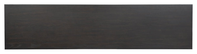 Cresset 70” Modern Solid Wood TV Stand with Storage and Cable Management for TVs up to 75\" - Coffee Bean