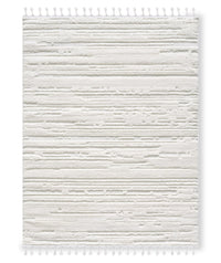 Riley Cream Abstract Area Rug - 5'3