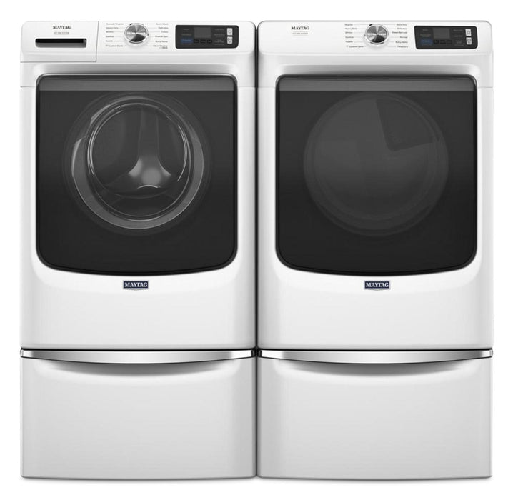 Maytag 5.8 Cu. Ft. Pet Pro Smart Front-Load Washer and 7.4 Cu. Ft. Electric Dryer - White
