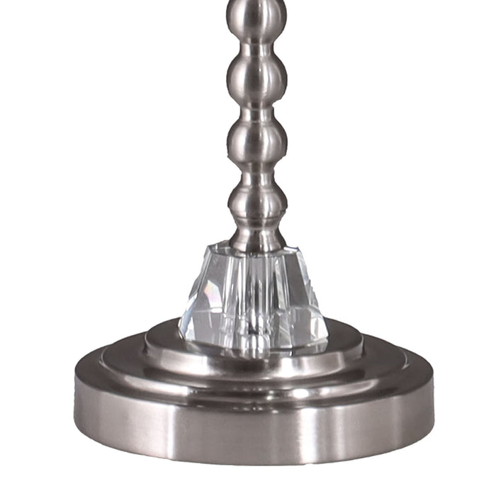 30\" Brushed Nickel 2-Piece Set, with Two Table Lamps