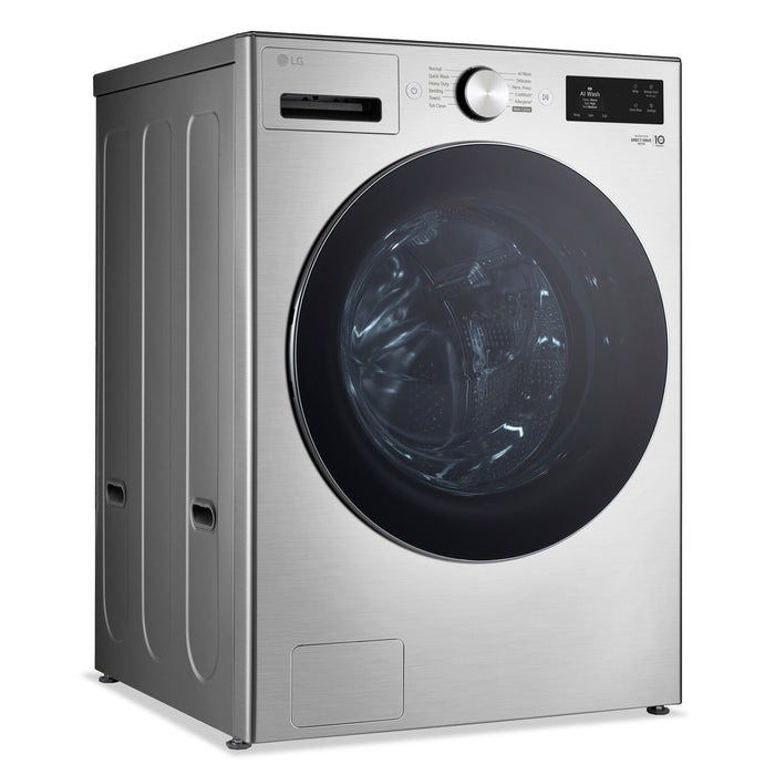 LG 5.8 Cu. Ft. Smart Front-Load High-Efficiency Steam Washer - Graphite Steel - WM5800HVA