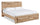 ["Derekson Storage Bed with 2 Built-In Footboard Drawers, Natural - King Size"]