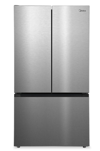 Midea 35.8" 31.7 Cu. Ft. French-Door Refrigerator - Stainless Steel - MRF32I6BST | Réfrigérateur Midea de 31,7 pi³ et de 35,8 po à portes françaises - acier inoxydable - MRF32I6BST