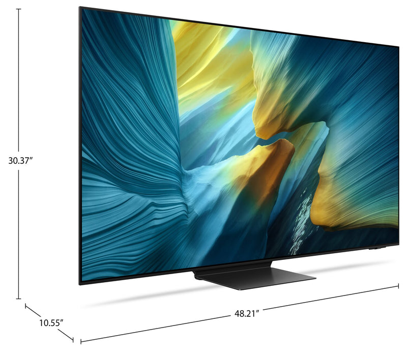 SAMSUNG 55\" S95F OLED AI 4K UHD Smart Tizen OS TV (QN55S95FAFXZC) - 2025 Model
