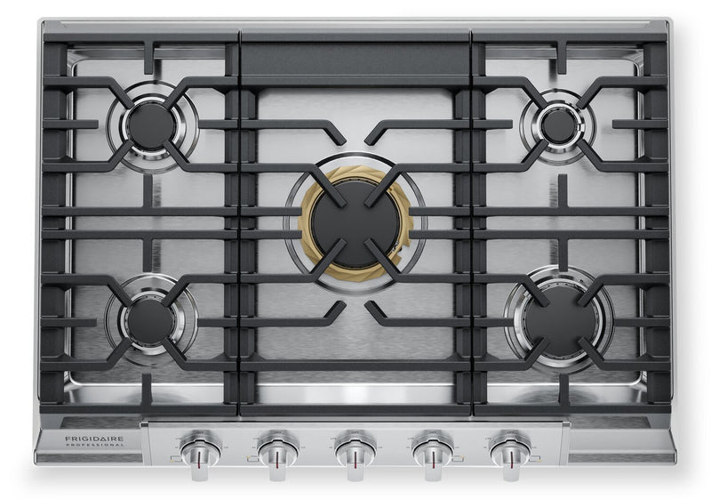 Frigidaire Professional 30\" 5-Burner Gas Cooktop - Stainless Steel - PCCG3080AS