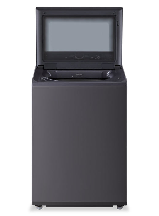 LG 6.1 Cu. Ft. Smart Top-Load High-Efficiency Washer - Black Steel - WT8405CB