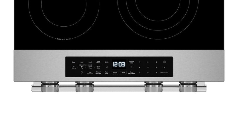KitchenAid 30\" 5.3 Cu. Ft. Electric Range – Fingerprint Resistant Stainless Steel - YKSES530SPS