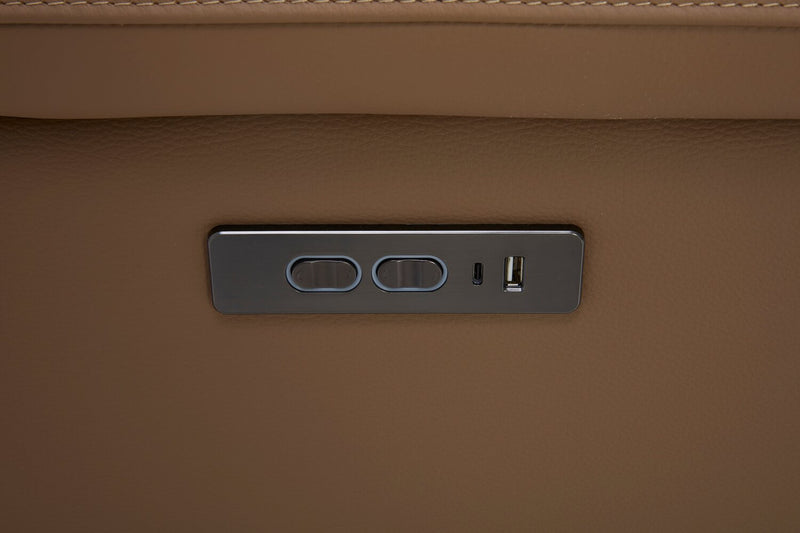 Valencia 5-Piece Right-Facing Power Reclining Sectional - Blanca Macha