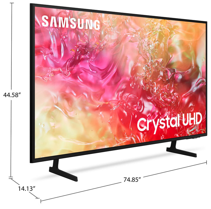 Samsung 85\" 4K UHD Direct Lit PurColour HDR10+ 60Hz Smart TV (UN85DU7100FXZC)