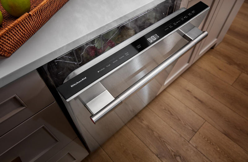 KitchenAid 24\" 44 dBA Dishwasher with 360° Max Jets™ Third Rack – PrintShield Stainless - KDPS624SPS  