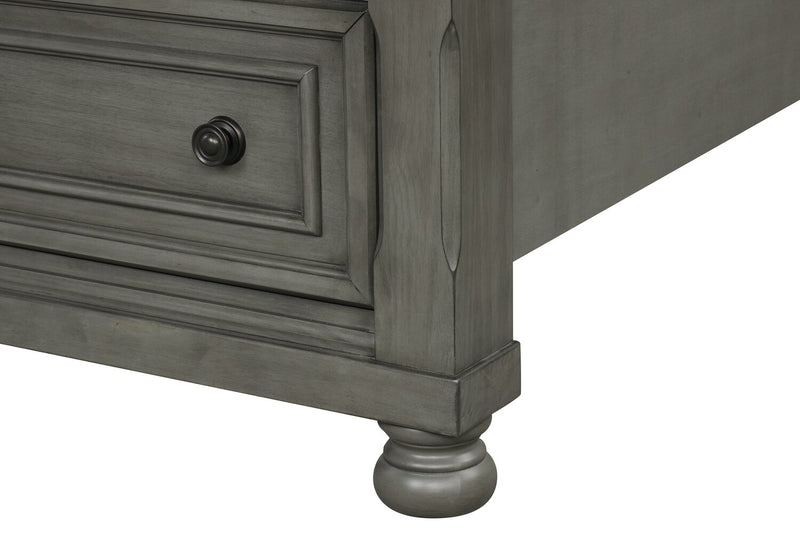 Chelsea Platform Storage Bed with Headboard & Frame, Grey - King Size