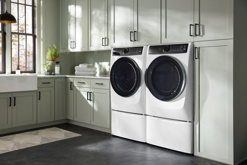 Electrolux 5.2 Cu. Ft. Perfect Steam™ Front-Load Washer and 8 Cu. Ft. Electric Dryer - White 