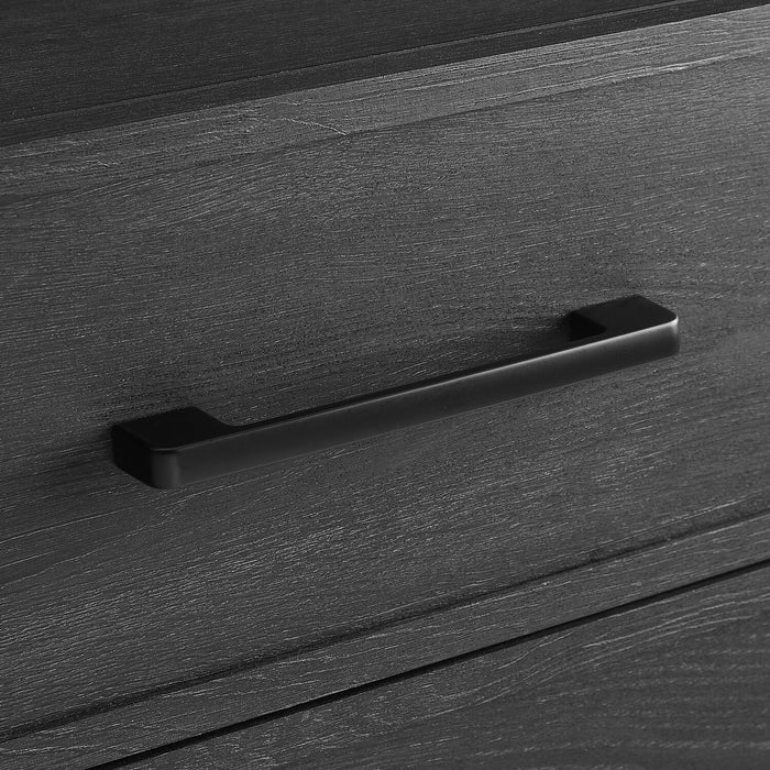 Brax Bedside 2-Drawer Nightstand, 18\"W x 25.75\"H - Black