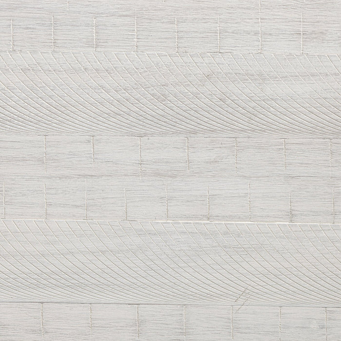 Haven Pier Bed with Headboard, Frame & 2 Piers, USB, LED, White - Queen Size