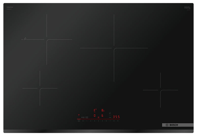 Bosch 30\" 800 Series 4-Burner Induction Cooktop - Black - NIT8061UC